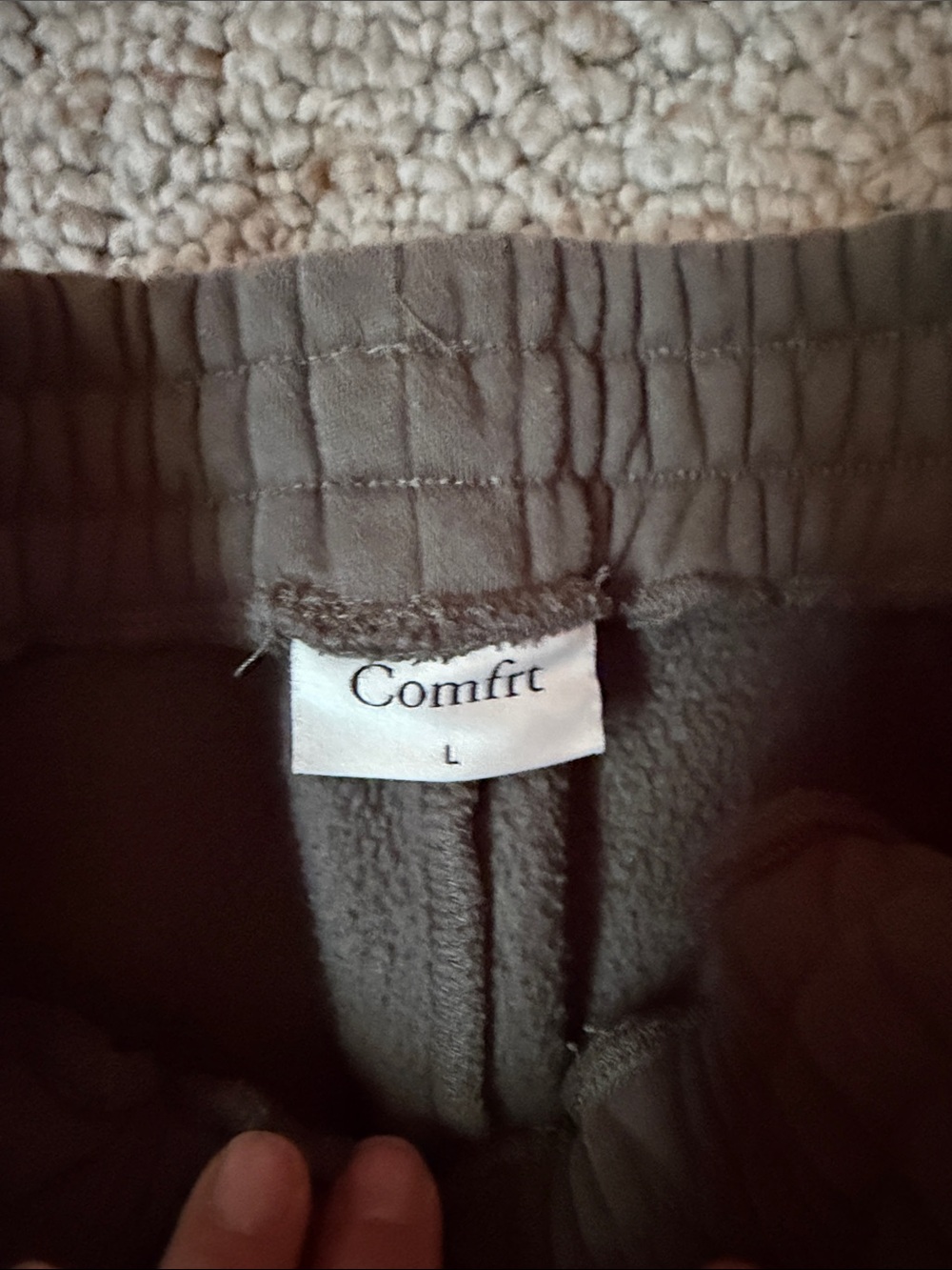 Comfrt Kids Olive Green Sweatpants - Picture 3 of 6